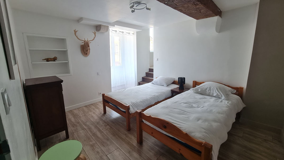 Chambre 2 lits simples