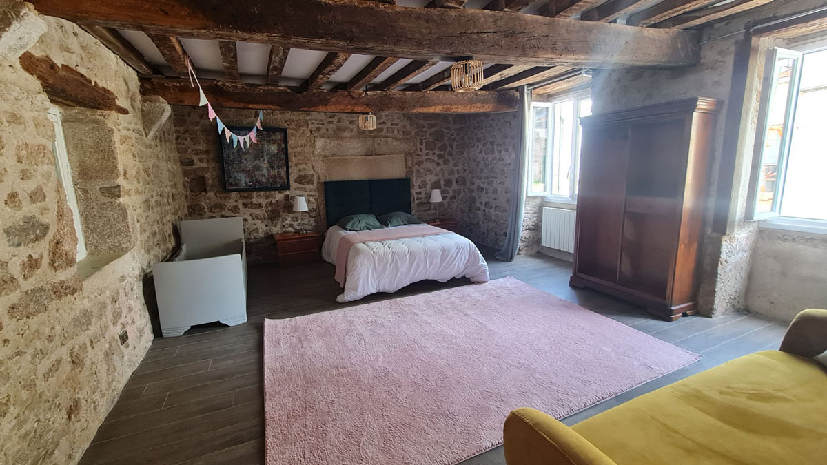 grande chambre rustique