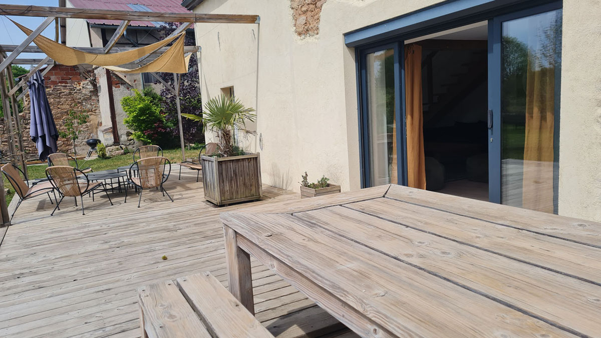 Jolie terrasse en bois
